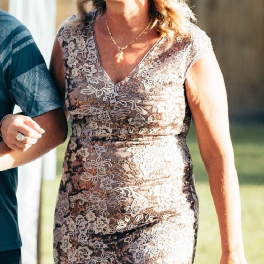 Womens formal dress worn one. Excellent condition.